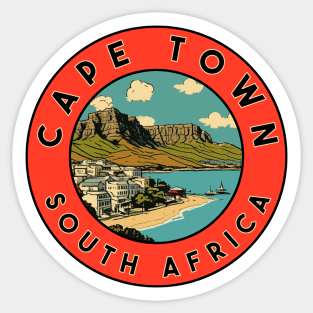 Cape Town South Africa Sticker